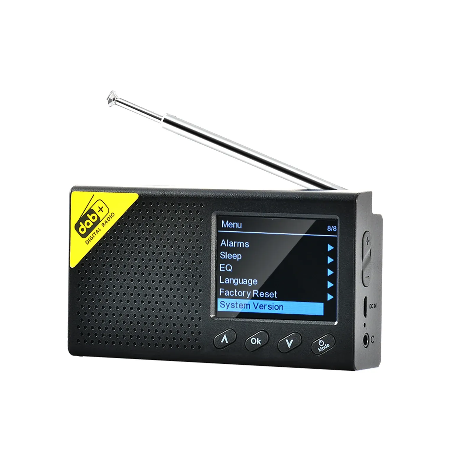 Radio Portable Digital Radio Rechargeable Wireless Digital DAB & FM Receiver Radio with Stereo Speaker Sound System LCD Display