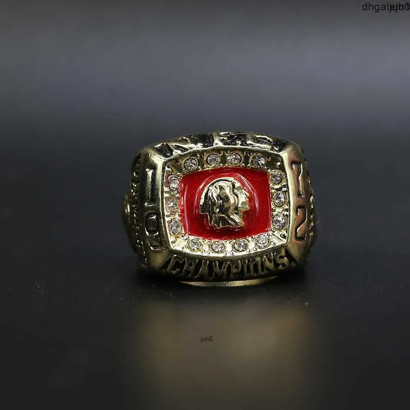 78 kr Designer-Gedenkring Ringe 1972 Washington Red Rugby Championship Ring Q79