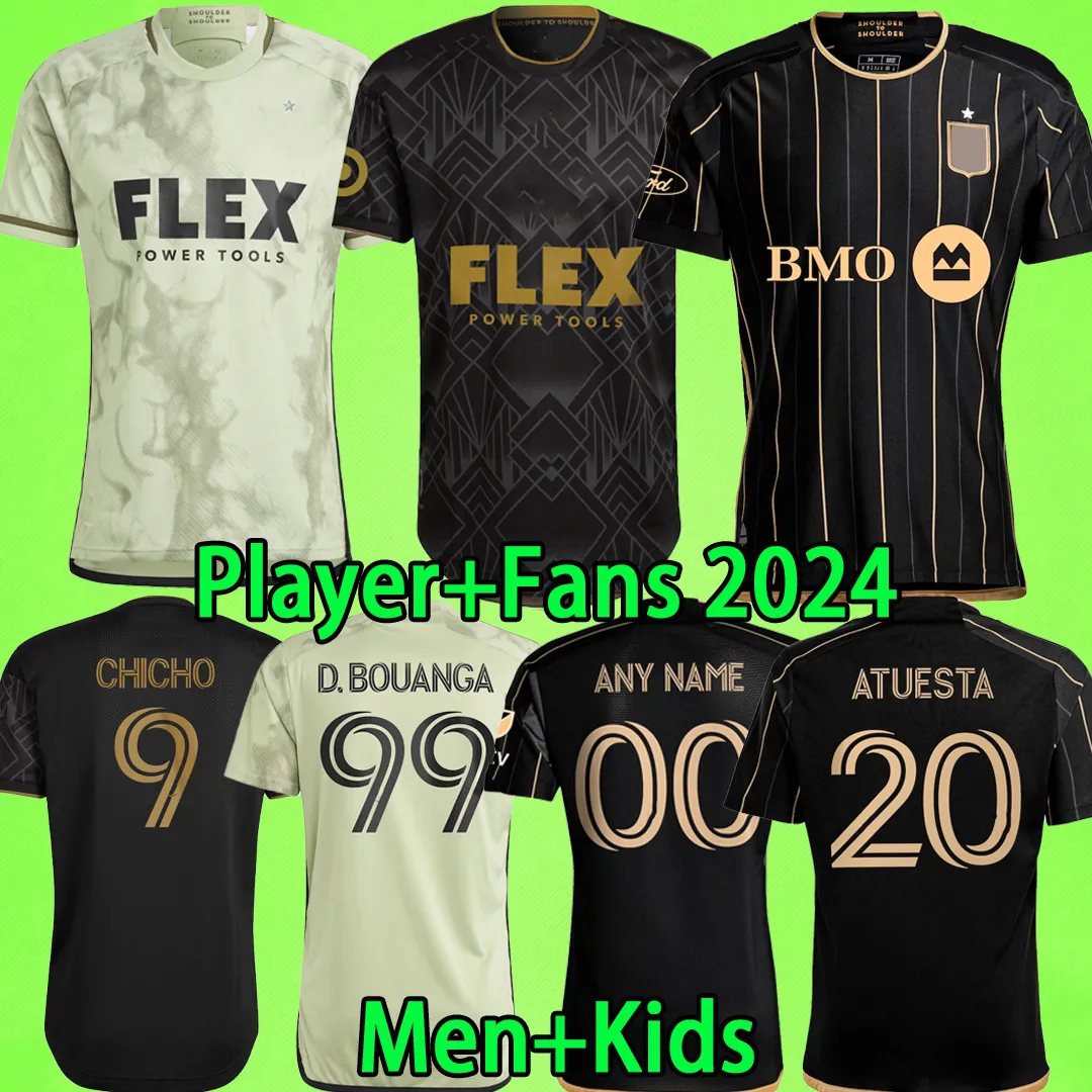 #9 Giroud Lafc 2024 2025 Los Angeles FC Soccer Jerseys Men Kids Kit D.Bouanga Bale Vela Chiellini J. Cifuentes Football Shirt 24 25 Ginella fans Player Version Uniform Boy