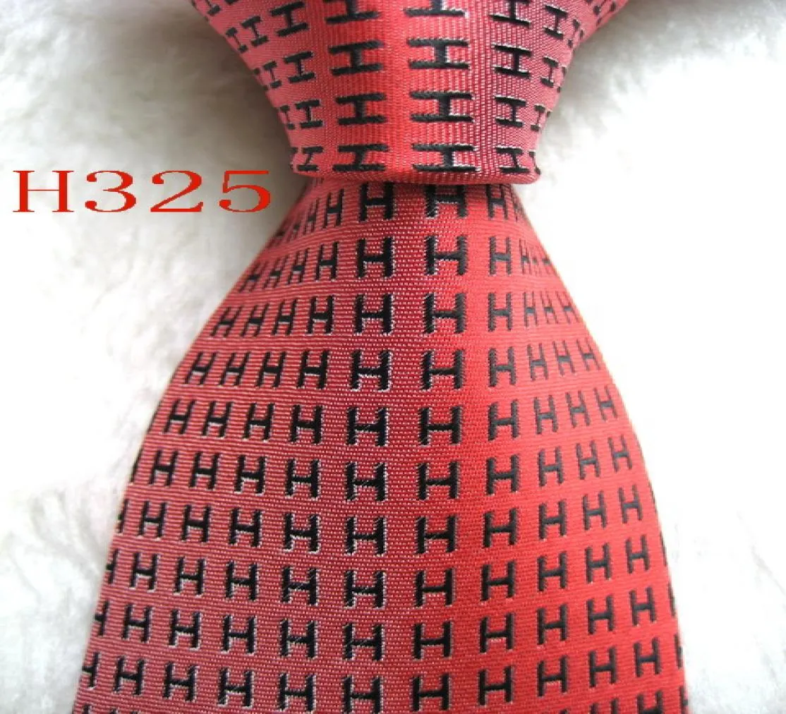 H325 100SILK JACQUARD WOVEN HANDMADE MEN039S TIE NECKTIE012933000