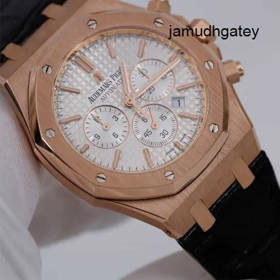 Relógio de pulso feminino de marca AP Relógio de pulso Epic Royal Oak Time 26320OR Relógio masculino 18k ouro rosa automático relógio esportivo mecânico mundialmente famoso relógio de luxo conjunto completo com um