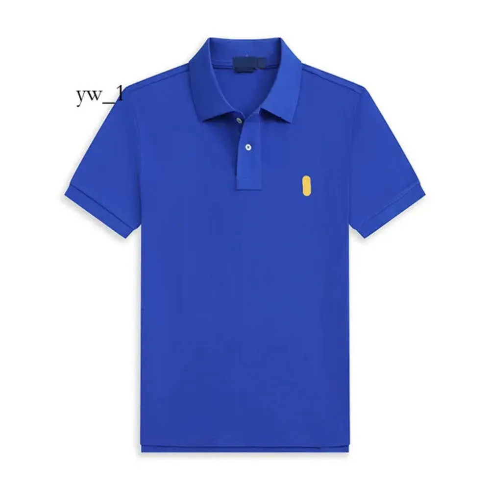 Ralphs Laurence T Shirt Designer Camicia da uomo Ralphs Laurence Polo T-shirt da uomo di alta qualità Marca Pony Ricamo Polo Camicie da uomo Polo Business Standing 9893