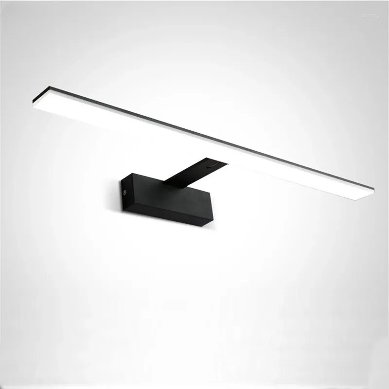 Lampa ścienna Nordic Nowoczesne lustro LED reflektory minimalistyczny akrylowy lekki fryzjer el szafka łazienkowa dekoracje kinkietowe