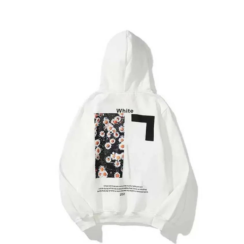 Off Whites Designer Mens Moda Hoodies Finger Print Ow Marca Moletom Com Capuz Oversize Womens Designers Whitees