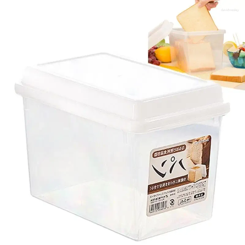 Stoviglie Sandwich Keeper Box 1PCS Contenitori durevoli Contenitore per pane di grande capacità Organizzazione per frutta