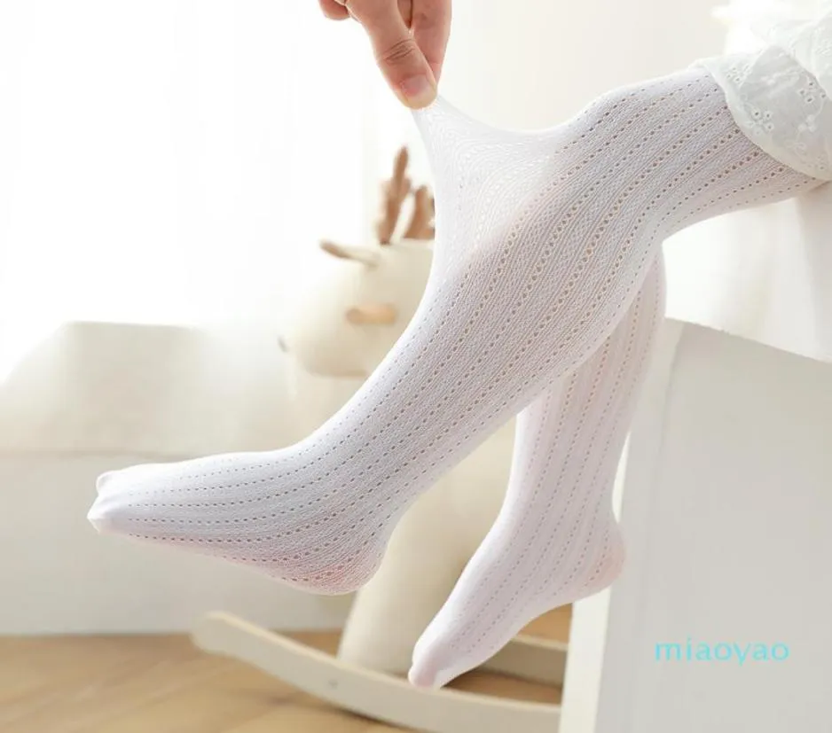 Summer Mesh Thin Leggings Tights Children039S Pantyhose Girls Socks Baby Bottoming Solid Color Hollow Z45461286639