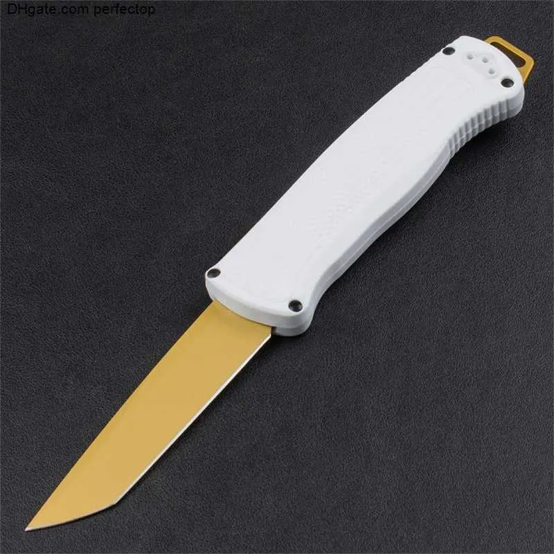 BM 5370FE Shootout AUTO Folding Knife CPM-CruWear Blade CF-Elite Handles Automatic Tactical Knife Easy To Carry Outdoor Hunting Pocket Knife BM 537 5370