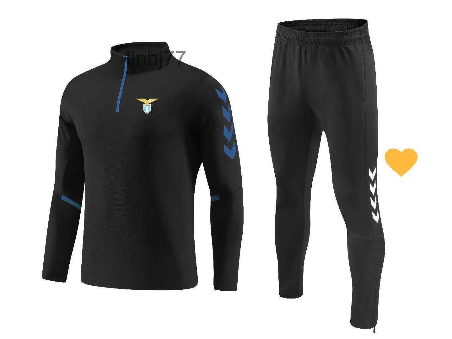 Herrspårssuits SS Lazio Mens utomhus högkvalitativa träningsdräkter Vuxna halvklatade andningsbara lätta sportfans versioner DJP55K6