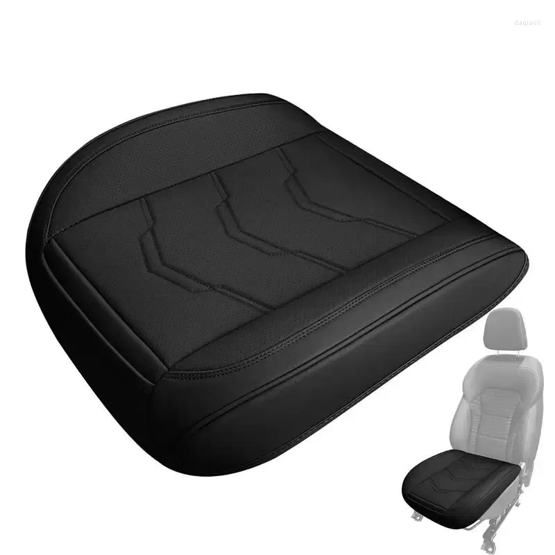 Housses de siège de voiture en cuir, respirantes, avec poche de rangement avant, protection des sièges d'automobile, Minivan