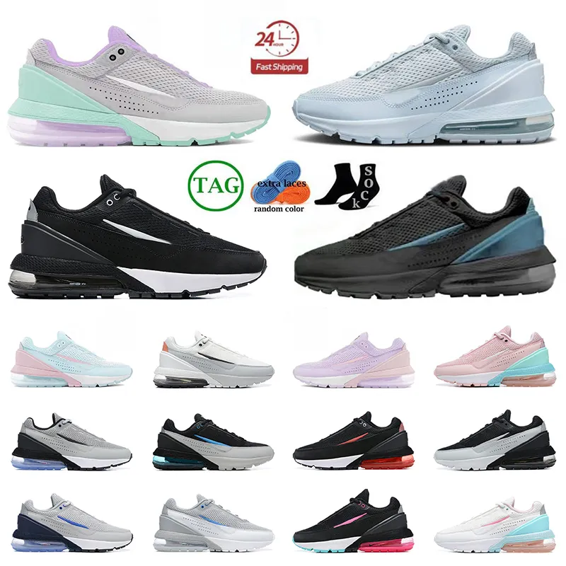 Hög Qualiy Pulse Cushion OG Running Shoes Knit Triple Black All White Cobblestone Phantom Mens Womens Breath Jogging Walking Sneakers Outdoor