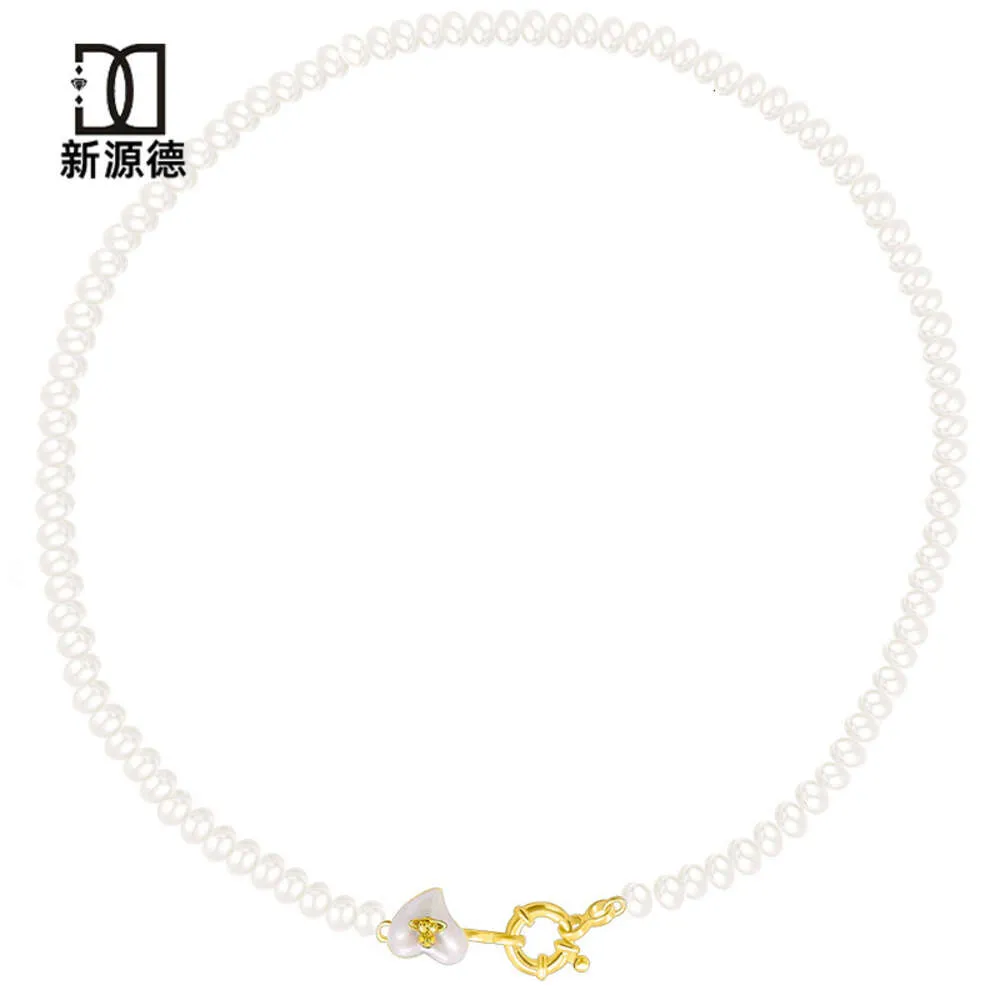 Desginer Viviane Weswoods Jewelry New Pearl空のブレスレットアクセサリー銀のビーズネックレス