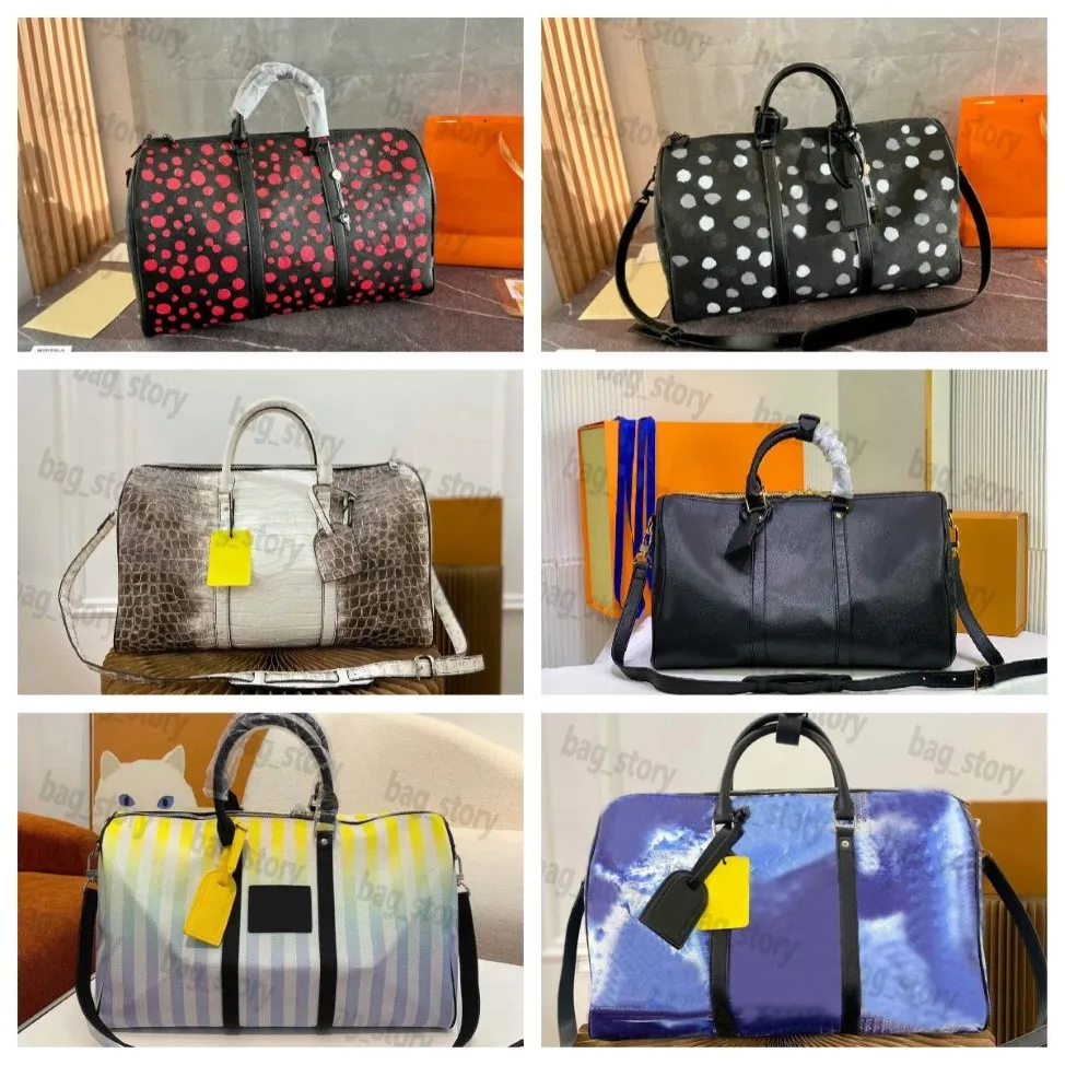 FW22 Puchar Świata Torba lotniska Miasto Keepall Travel Bagaż Vintage Monos Damier Stripes Men Business Busines