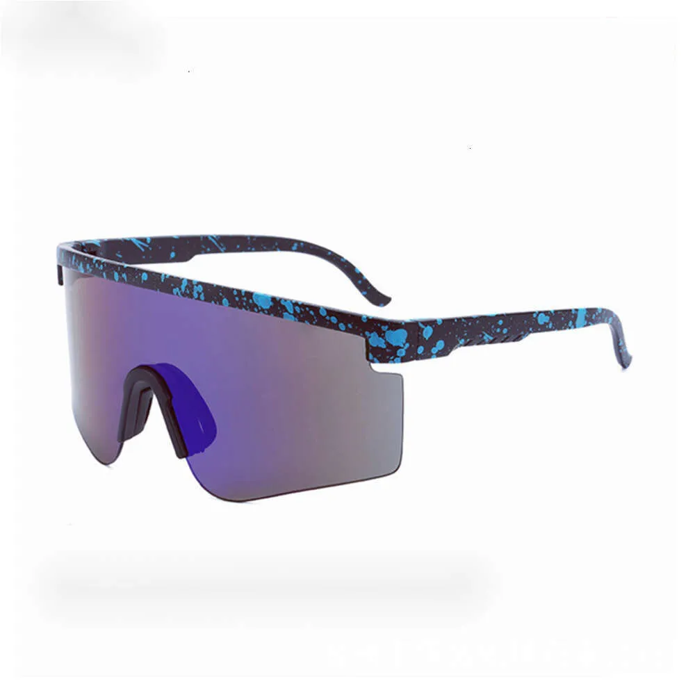 Lunettes de soleil design polarisées résistantes aux UV pour l'extérieur, grand cadre intégré, protection contre le vent, pour hommes, femmes, lunettes de soleil de style sport et loisirs