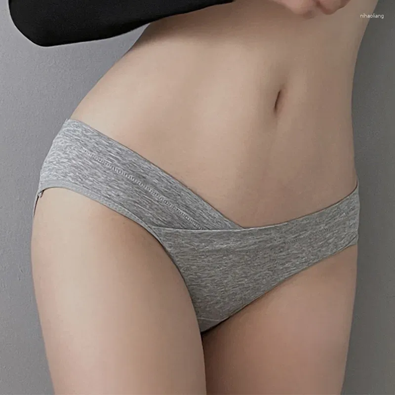 Women's Panties Pregnant Women Cotton Large Size Comfortable Split Underwear With Low Waist Hip Lift Triangle Pant Antibacterial