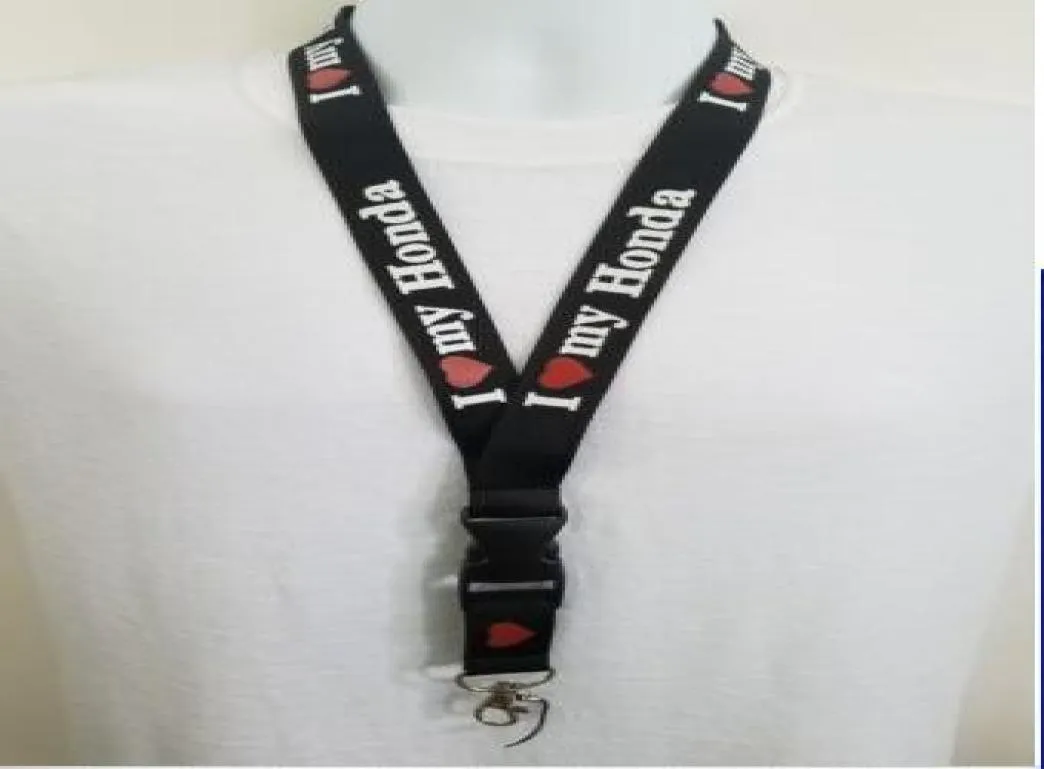 Jag älskar min Honda JDM Illest Lanyard Neck Phone Keychain Strap W Quick Release3736254