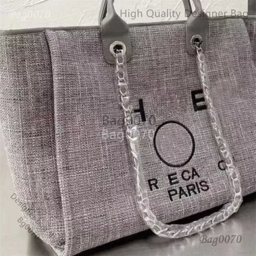 Designer Bag Beach Women's Luxury Bag Hand broderad Pearl Big Small Ryggsäckar Designers Canvas Chain Ryggsäck Evening Handväskor V8A6 Factory Store USA Sale