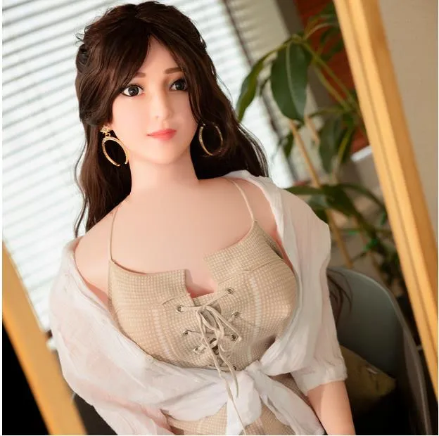 Sexy Doll 158cm High Quality Love Doll Size Adult Oral Silicone Vaginal Anal Sexy Toy Big Nipple and Butt More Positions Silicone Sexual Toy