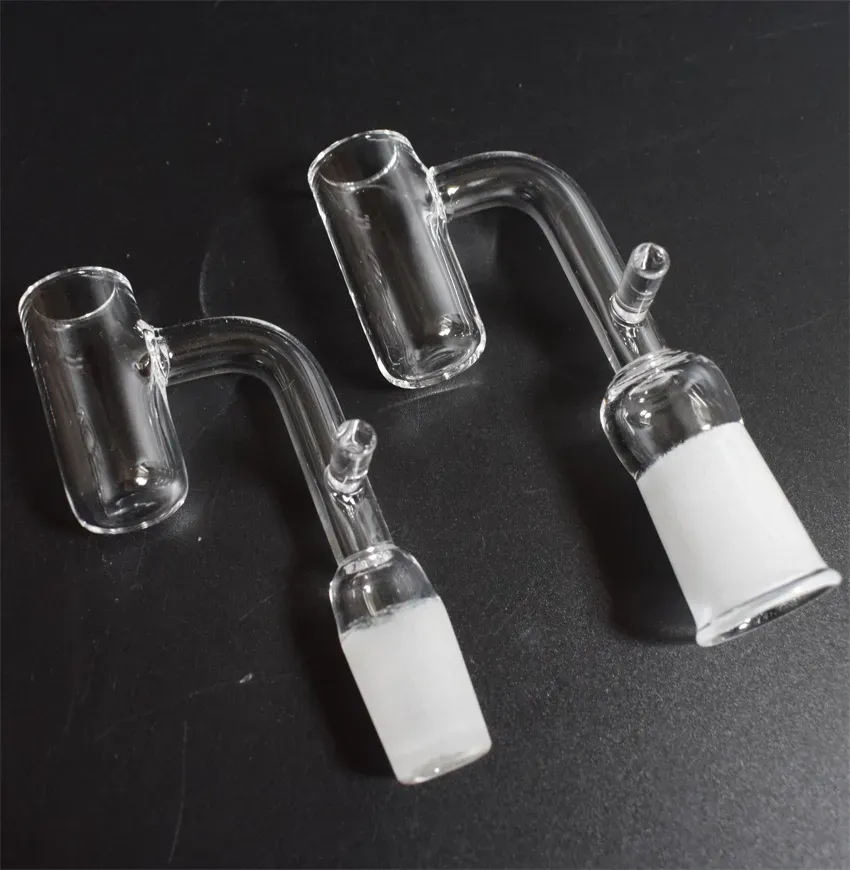 Quartz Enail 4MM thick Bottom With Hook Electronic quartz banger Nail fit 16mm 20mm Heating Coil 10mm 14mm 18mm 90 Degrees for bong