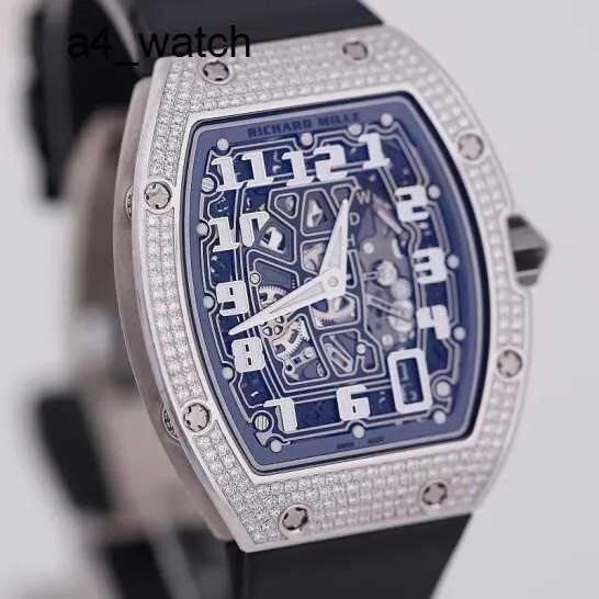 Orologio da corsa Orologio da polso unisex Orologio da polso RM RM67-01 Set di orologi con diamanti Cronografo meccanico automatico svizzero in oro rosa con diamanti