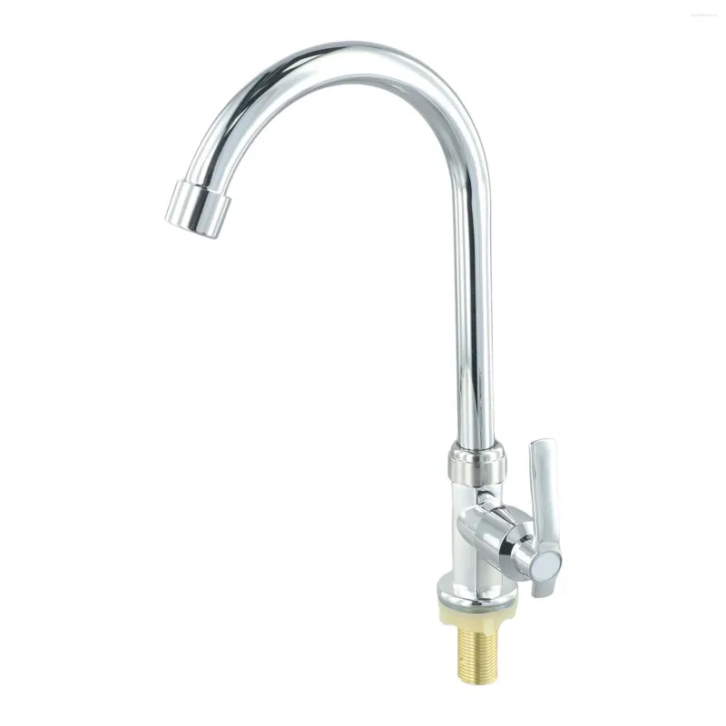 Bathroom Sink Faucets Cold Taps Faucet Kitchen Modern Plating Single Lever Hole Water-saving Tap Universal Accessories