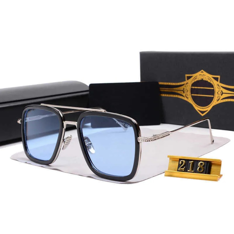 Original 1to1 Dita Iron Man Sunglasses Mens Fashion Glasses Box Spider Same Style