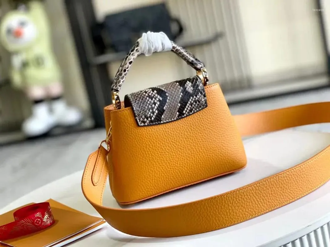 Evening Bags Brand Designer Women's Handbags Classic Lychee Grain Messenger Women Luxury Casual Commuter Bag äkta läder crossbody