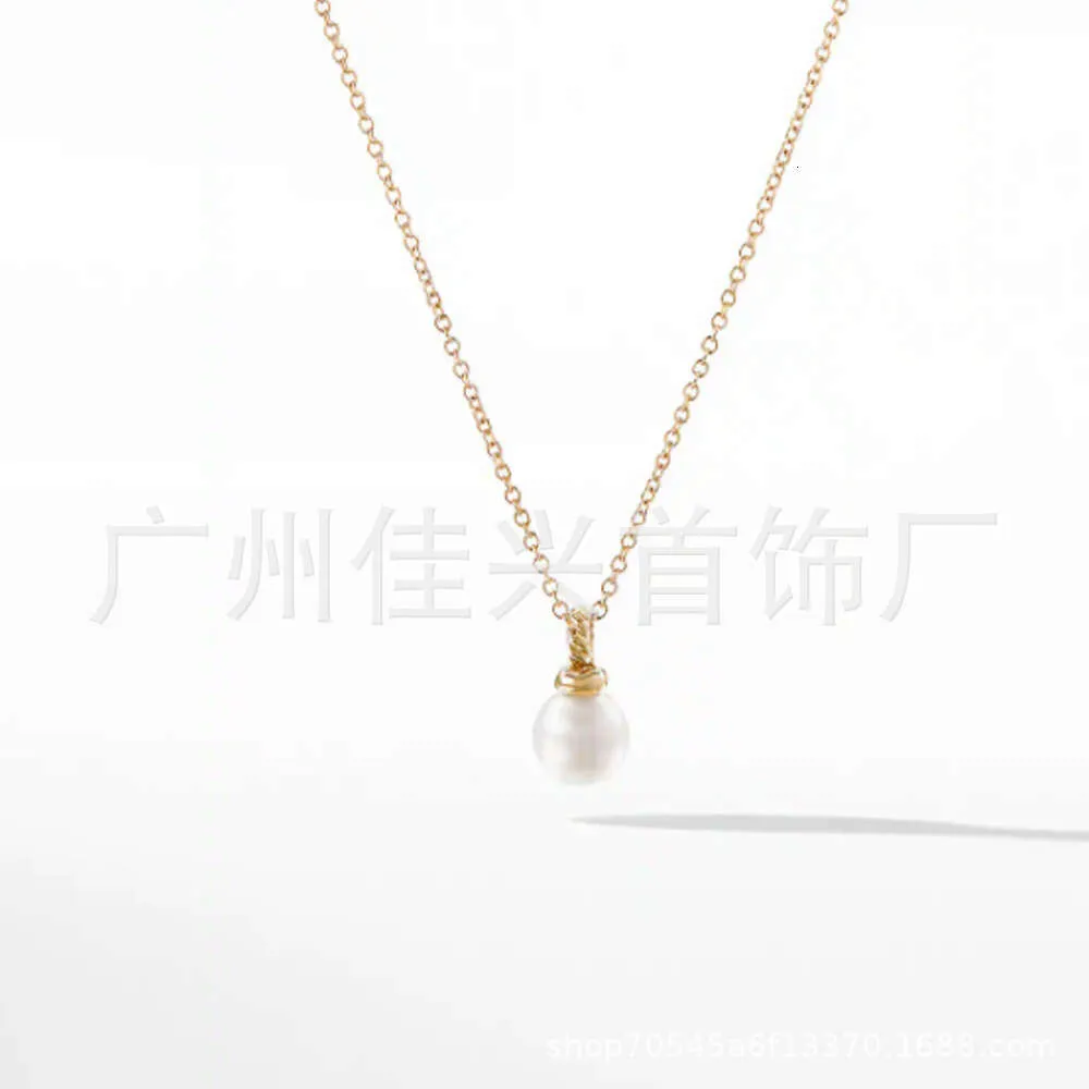 デジーナーデビッドYurma Jewelry Dy Pearl Necklace Popular Inlaid Diamond Pendant David Y David Goods