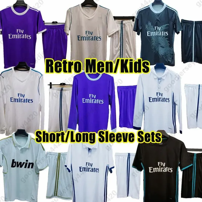 Real Madrid Retro Soccer Jerseys Finals Classics Vintage Football Shirt Bale Benzema Modric Marcelo Ronaldo Kaka 11 12 13 14 15 16 17 18 19 20 21 Kits RAMOS VIN JR