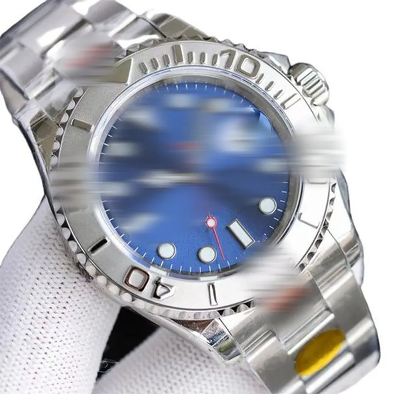 Nowe arival męskie zegarki serii Y Watch Automatyczny ruch brązowy różowy złoto 40 mm ramka dwukolorowa inkrustowani ze stali nierdzewnej stalowe zegarek bransoletki