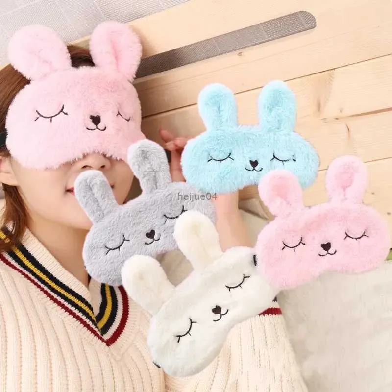 Sleep Masks Sleeping Mask Sleeping Blindfold Soft Plush Eye Masks Cute Cartoon Eye Mask Cat Eyeshade Plush Mask Eyepatch Nap Health Eyeshade