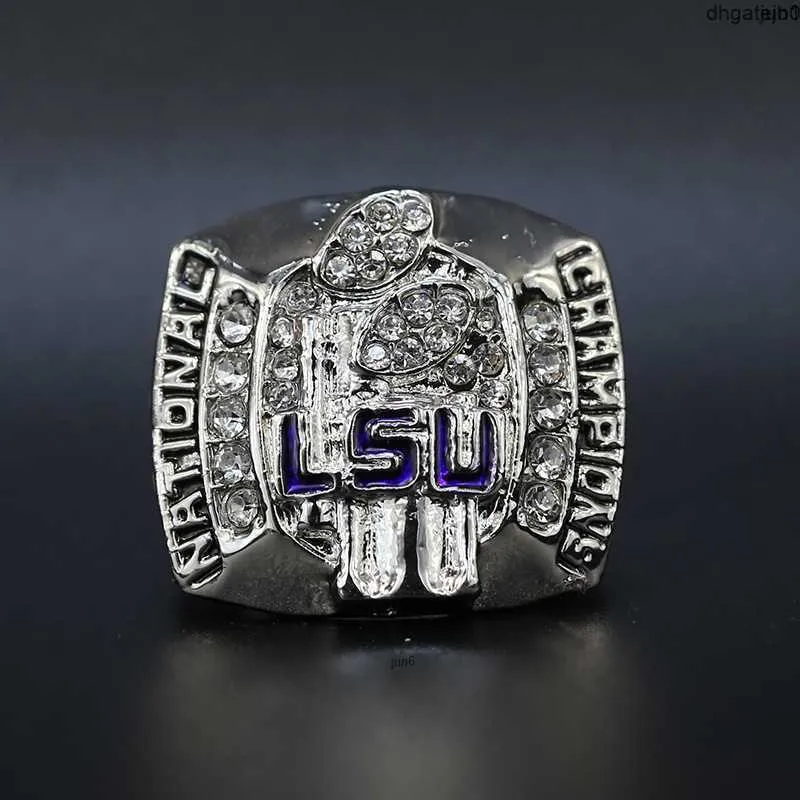 R4bb Designer-Gedenkring Ringe 2007 University of Louisiana League Ncaa Lsu Championship Ring N289 M7dn