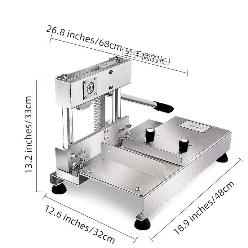 マニュアル冷凍肉の骨は、切断カッターマシンレッグカッターフィッシュリブボーンカットマシン