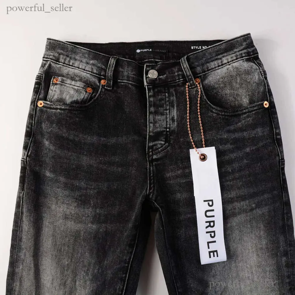 Calças de brim roxas Designer Jeans para Mens Skinny Moda Motocicleta Calças Wash Patchwork Luxo Amirs Dot Calças All Round Roxo Marca Jeans 824