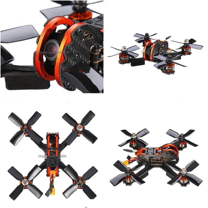 Aeronave elétrica / Rc Tyro79 140Mm 3 polegadas Versão DIY para Fpv Racing Drone Rc Quadcopter Mtirotor F4 Osd 20A Blheli S 40Ch 200Mw 700T Dhp0R