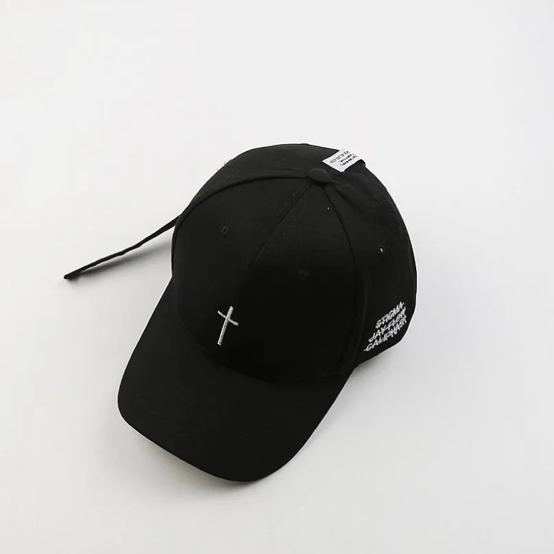 Boll Caps 2021 Broderi Christian Cross Cotton Cap Baseball Casual Snapback Hat Hip Hop Jesus God Hats For Men Womens12299