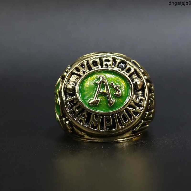 Designer Commemorative Ring Band Rings Mlb 1974 Auckland Sportsman Championship Ring Fans Okup