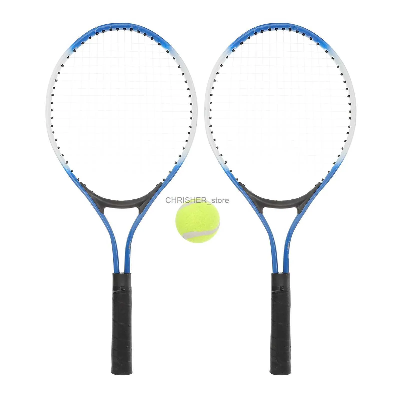 Raquettes de tennis 1 ensemble Mini raquette de Tennis en alliage Parent-enfant jeu de sport jouets jeu de jeu fournitures de sport pour enfants adolescents L2402