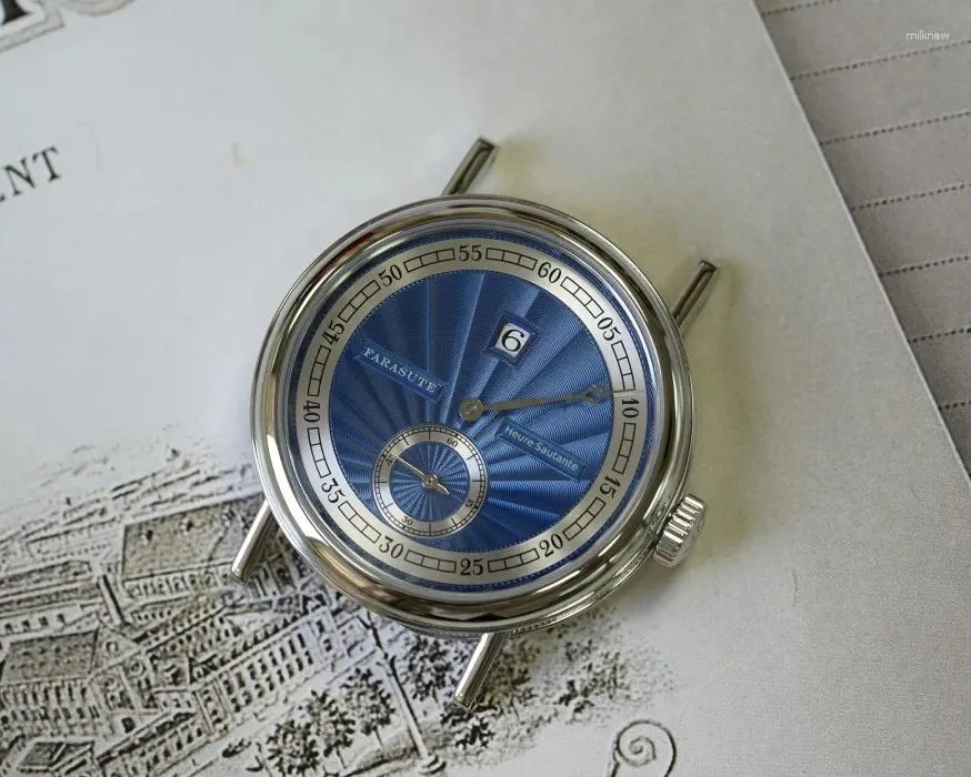 Bilek saatleri Phalasuti Orijinal Tam Otomatik Hareket Atlama Zamanı Tek Gözlü Ejderha Vintage Erkek Mekanik