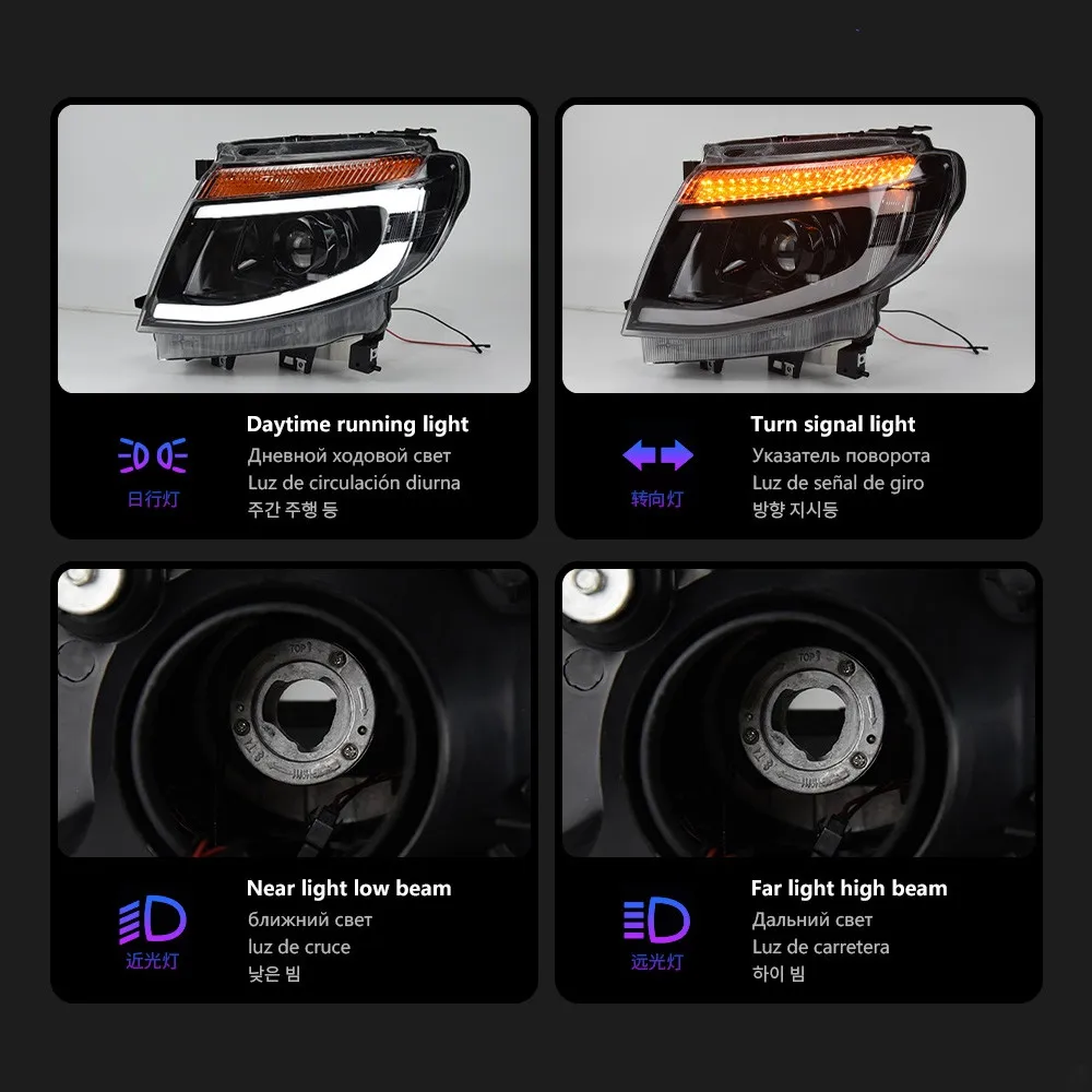 Luzes Led Ford Ranger