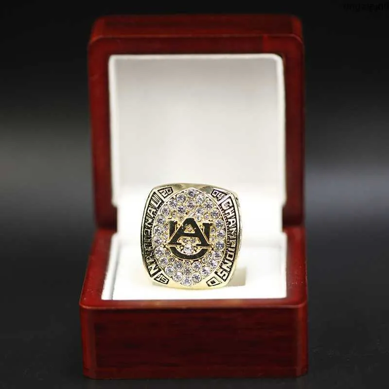 Kj1e Designer Commemorative Ring Band Rings Ncaa 2004 Auburn Tigers Championship Ring Fql1