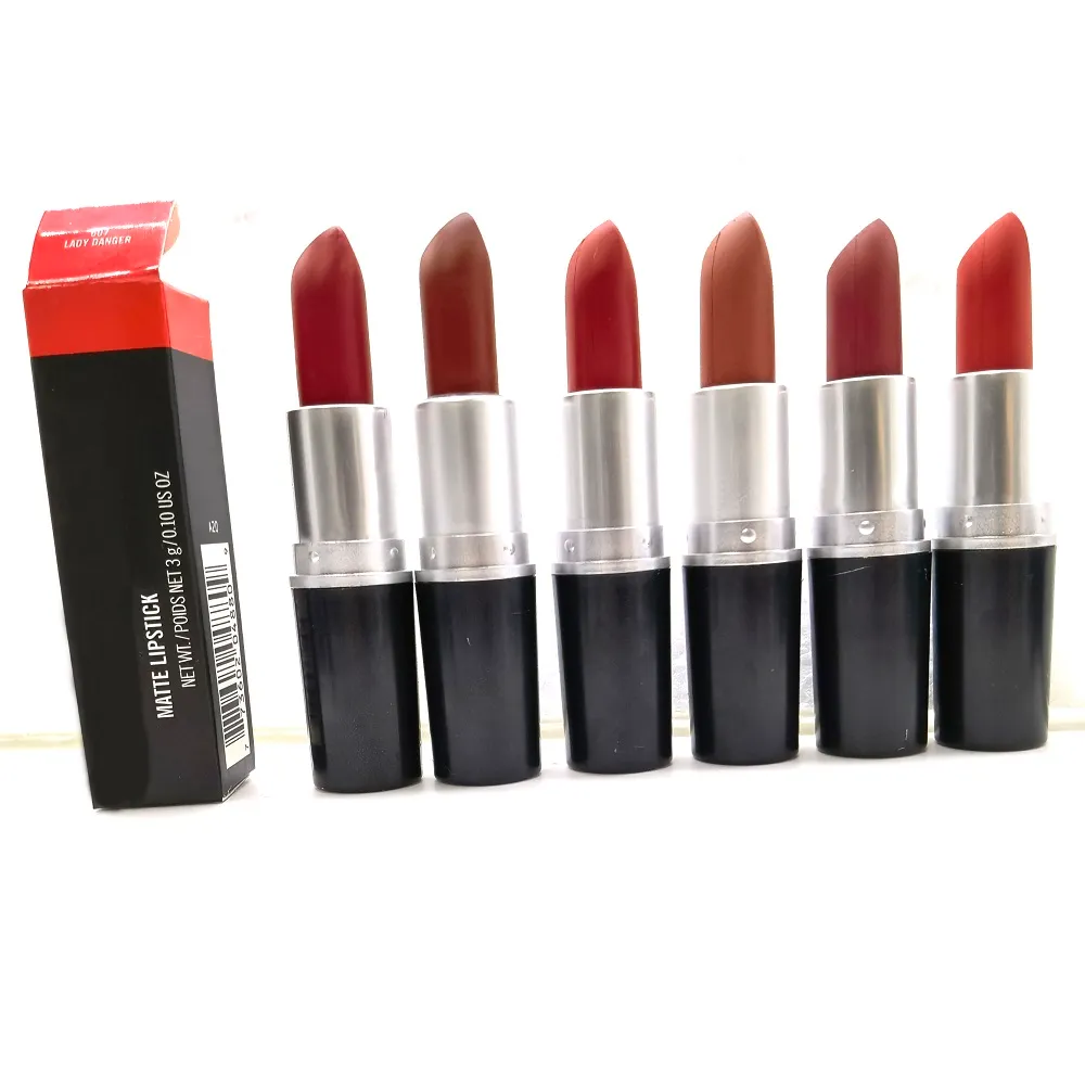 Ny matt läppstift Rouge Lip Stick 12Colors Lipsticks High Quality