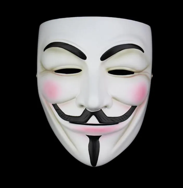 Vendetta Maske Reçinesi için Yüksek Kalite V, Ev Dekor Partisi Cosplay Lensleri Anonim Maske Guy Fawkes T200116879291