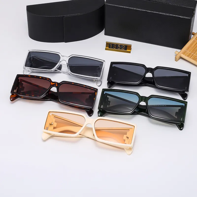 Projektant czterostronicowe okulary przeciwsłoneczne luksusowe wysokiej definicji lampart rama męska męskie damskie soczewki folowe mody okulary słoneczne gogle na plaży na zewnątrz