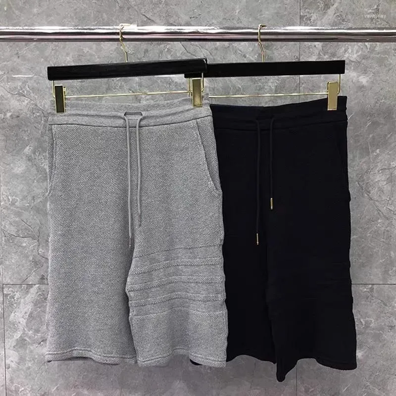 Pantaloncini da uomo Uomo Estate Causale Morbido cotone Corea Moda Coulisse Corsa Sport Grigio Uomo allentato di lusso di alta qualità