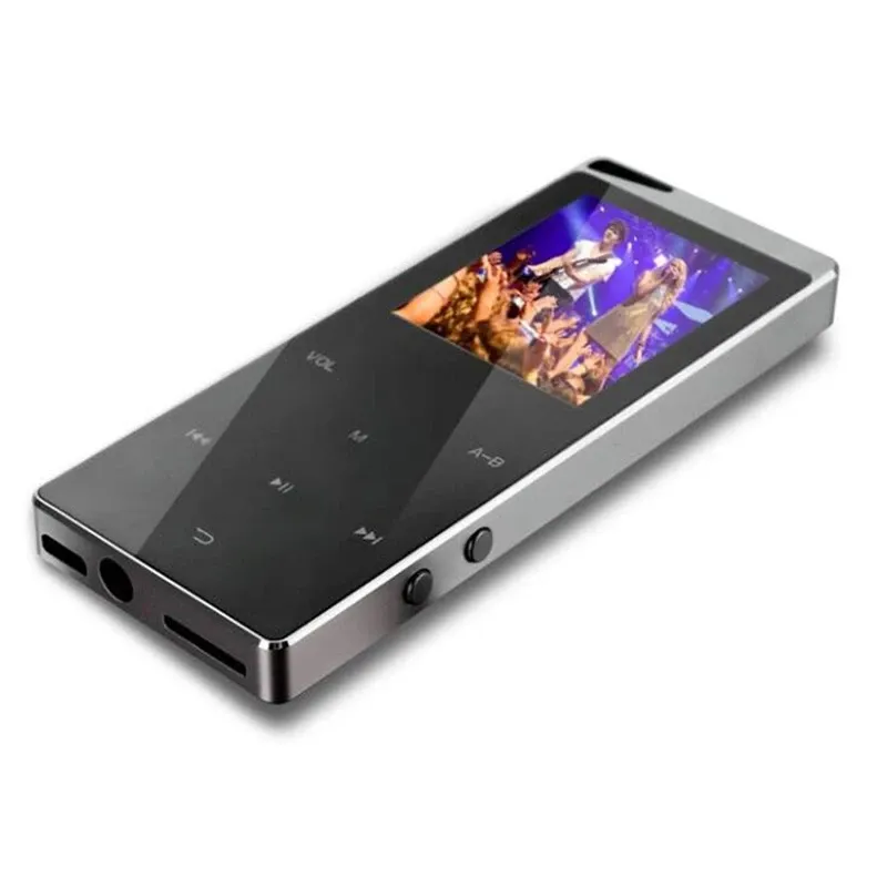 Spelers 48 GB 2,4 inch draadloze HiFi HD MP3 MP4-speler Lossless stereo basmicrofoon Oortelefoon Snellaadkabel Luidspreker FM-opname TF-sleuf + lezer