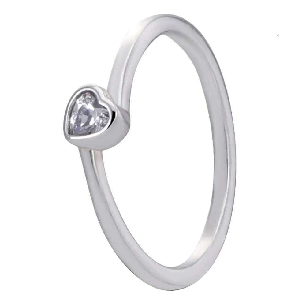Pandoras Pierścieni Projektantki Kobiety Oryginalne wysokiej jakości pierścienie zespołu Silver Women Ring Crown Crown Fashion Polished Pave Bead Bone