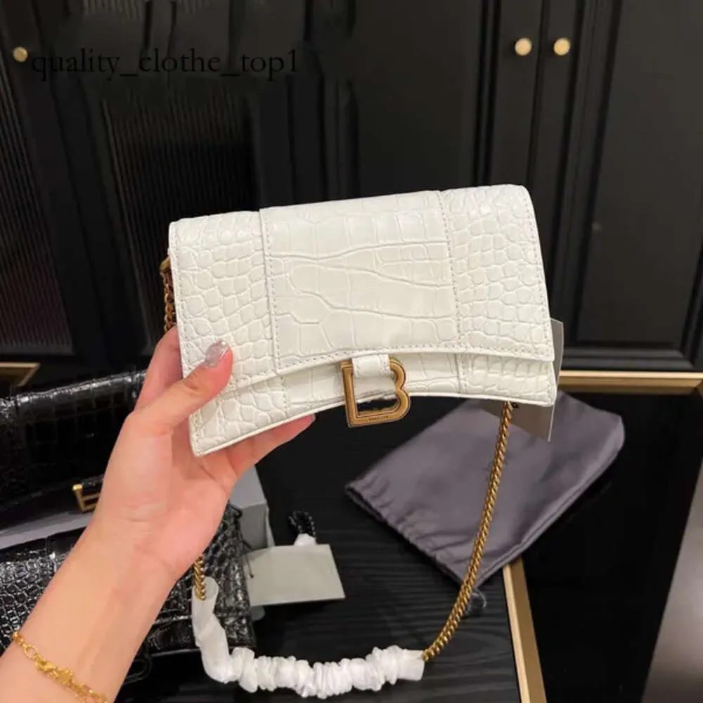 BA Hour Glass Luxury Designer Shoulder Handle Chain Women Handbag Crossbody Bags Tote Bag 34 Models 2Size Crocodile Leather Lady Påsar med ruta 960