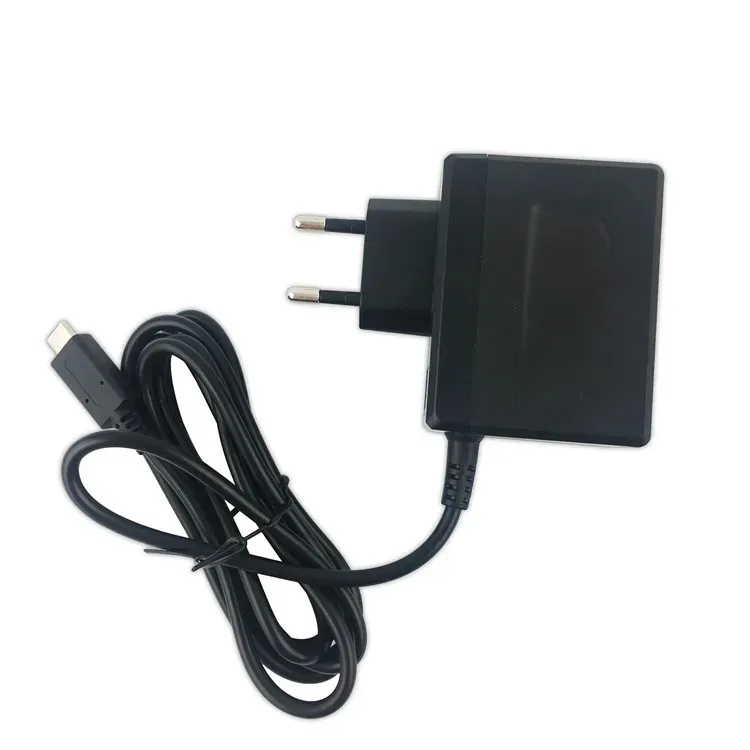 Chargers 2x Oryginalny adapter zasilający gamepad UE US Plug do Nintend Switch NS Lite Console AC Adapter USBC Travel Home Travel Szybkie ładowanie