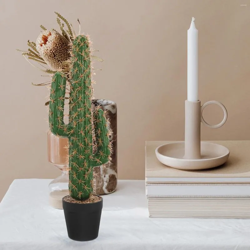 Decoratieve bloemen zuidwesten decor faux plant nep bloem cactus kunstplanten grote vetplanten model