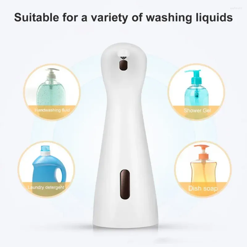 Liquid Soap Dispenser 200 ml Automatisk Sanitizer Hands Free Leak-Proof